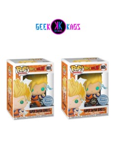 FUNKO POP! - DRAGON BALL Z - SUPER SAIYAN GOKU WITH ENERGY 865 (SE) (BUNDLE)