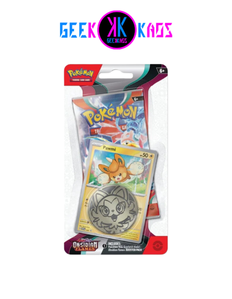 POKEMON TCG - SCARLET & VIOLET: OBSIDIAN FLAMES BLISTER (PAWMI) - INGLES