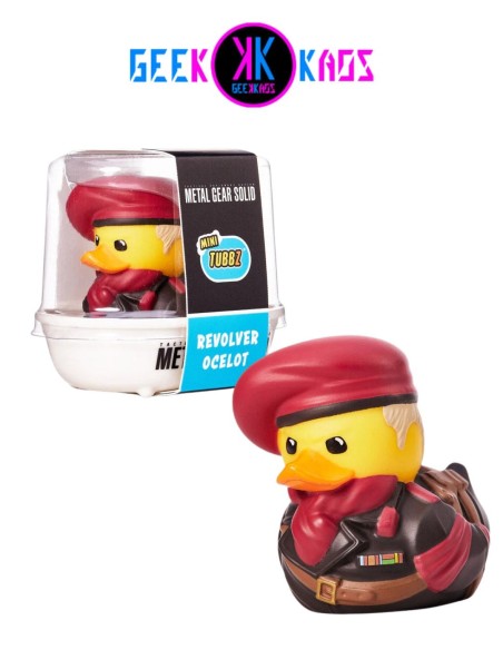 FIGURA TUBBZ - METAL GEAR SOLID - REVOLVER OCELOT - MINI EDITION - 5CM