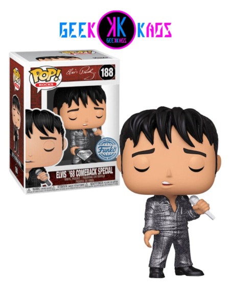 FUNKO POP! - ELVIS PRESLEY - ELVIS ´68 COMEBACK SPECIAL 188 (SE) (DIAMOND) FUNKO POP! - ELVIS PRESLEY - ELVIS ´68 COMEBACK SPECIAL 188 (SE) (DIAMOND)