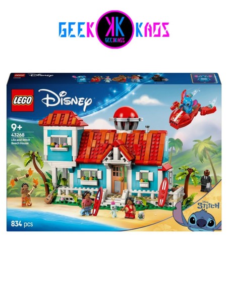 LEGO - DISNEY - CASA EN LA PLAYA DE LILO & STITCH - 834 PCS - 43268