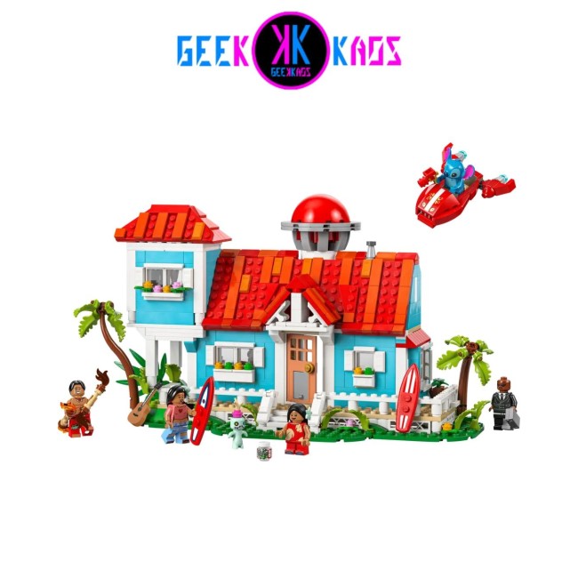 LEGO - DISNEY - CASA EN LA PLAYA DE LILO & STITCH - 834 PCS - 43268