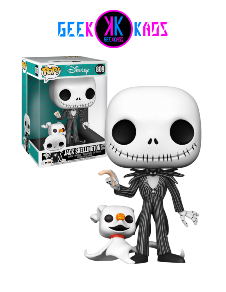 FUNKO POP - NIGHTMARE BEFORE CHRISTMAS - JACK SKELLINGTON WITH ZERO 809