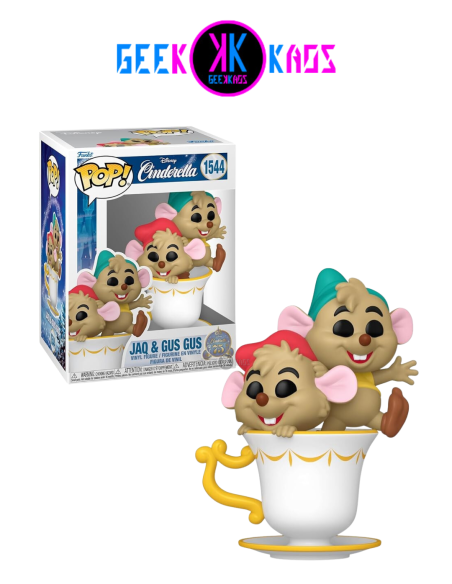 FUNKO POP - CINDERELLA - JAQ & GUS GUS 1544
