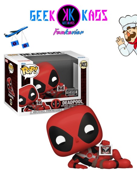 FUNKO POP! - DEADPOOL - DEADPOOL 1413 (ENTERTAINMENT EARTH STICKER)