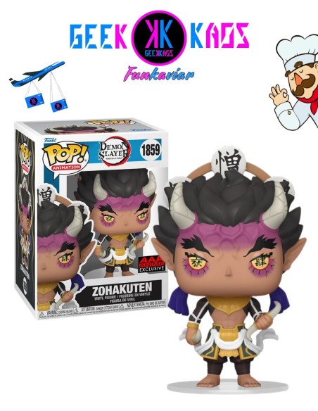 FUNKO POP! - DEMON SLAYER - ZOHAKUTEN 1859 (AAA ANIME STICKER )