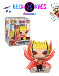 FUNKO POP! - BORUTO -  NARUTO (BARYON MODE) 1361 (AAA ANIME STICKER) (GITD)