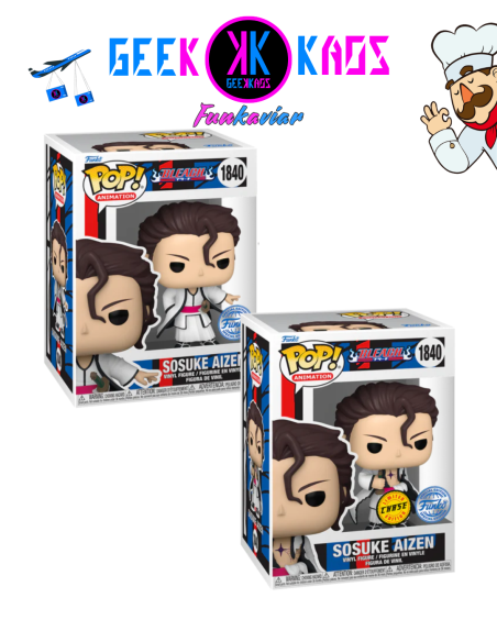 FUNKO POP! - BLEACH - SOSUKE AIZEN 1840 (SE) (BUNDLE)