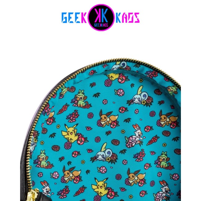 MINI MOCHILA - POKEMON - EMBROIDERED WAGARA - LOUNGEFLY