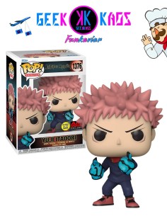 FUNKO POP! - JUJUTSU KAISEN - YUJI ITADORI 1376 (AAA Anime Sticker) (GITD)