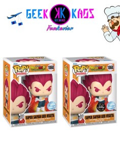FUNKO POP! - DRAGON BALL SUPER: BROLY - SUPER SAIYAN GOD VEGETA 1868 (SE) (BUNDLE)