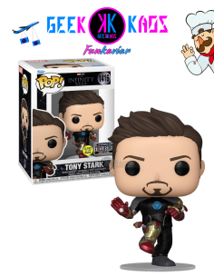 FUNKO POP! - MARVEL - TONY STARK 1416 ( ENTERTAINEMENT EARTH STICKER )