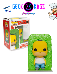 FUNKO POP! - THE SIMPSONS - HOMER IN HEDGES 1252 ( ENTERTAINEMENT EARTH STICKER )