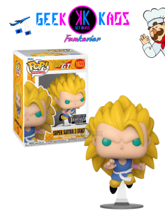 FUNKO POP! - DRAGON BALL GT - SUPER SAIYAN 3 GOKU 1633 ( ENTERTAINEMENT EARTH STICKER )