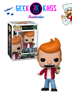 FUNKO POP! - FUTURAMA - PHILIP J.FRY 1782 ( ENTERTAINEMENT EARTH STICKER )