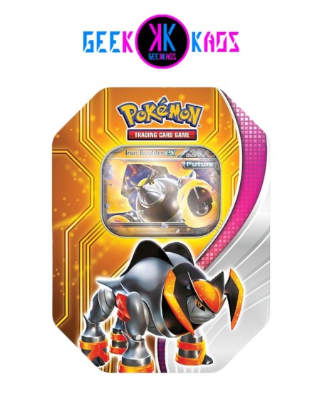 POKEMON TCG - PARADOX DESTINIES FALL TINS 2024 -  (IRON BOULDER EX) - INGLES