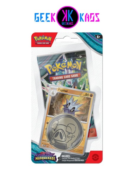 POKEMON TCG - 1 PACK BLISTER TWILIGHT MASQUERADE -  (PUPITAR) - INGLES