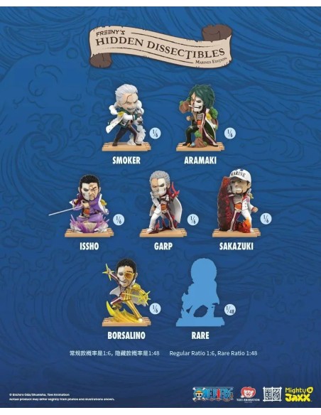 Mighty Jaxxx - One Piece Blind Box Hidden Dissectibles Marines Edition