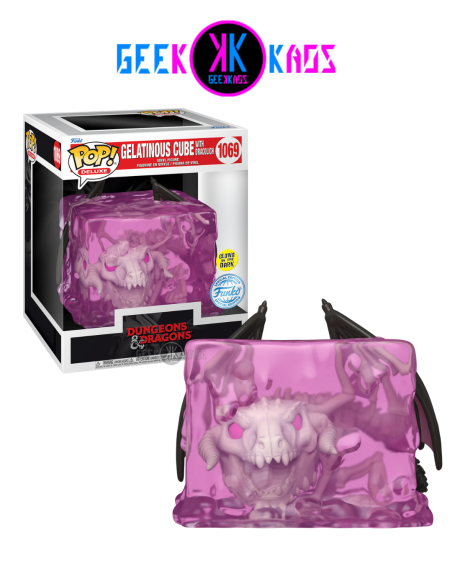 FUNKO POP! DELUXE - DUNGEONS & DRAGONS - GELATINOUS CUBE WITH DRACOLICH 1069 (SE) (GITD)
