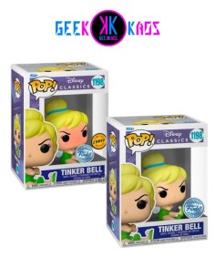 FUNKO POP! - DISNEY CLASSICS - TINKER BELL 1198 (SE) (BUNDLE)