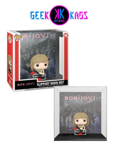 FUNKO POP! COMIC COVER - BON JOVI - SLIPPERY WHEN WET 68