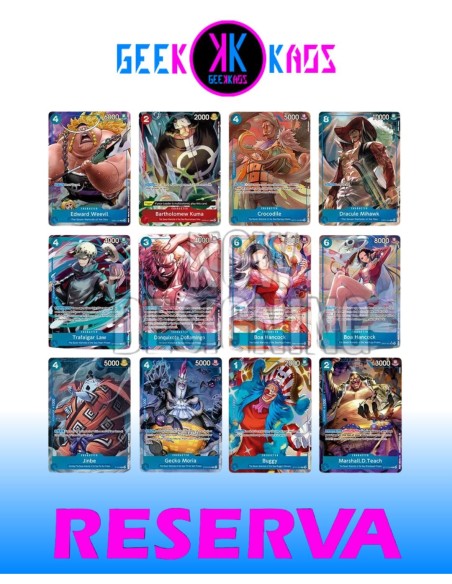 ONE PIECE  TCG - SEVEN WARLORDS OF THE SEA BLINDER SET