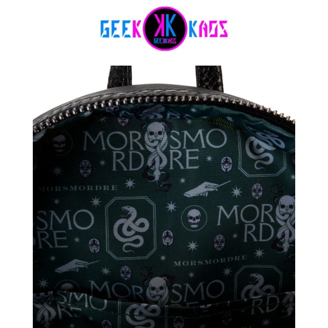 MINI MOCHILA - HARRY POTTER - DEATH EATER - LOUNGEFLY