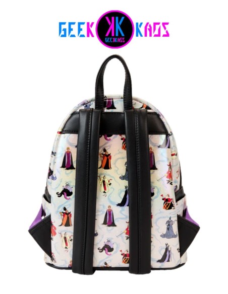 MINI MOCHILA - DISNEY - VILLAINS (IRIDISCENTE) - LOUNGEFLY MINI MOCHILA - DISNEY - VILLAINS (IRIDISCENTE) - LOUNGEFLY