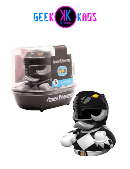 FIGURA TUBBZ - POWER RANGERS - BLACK RANGER - 1st EDITION - 10CM