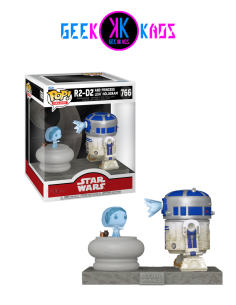 FUNKO POP! - STAR WARS - R2-D2 AND PRINCESS LEIA HOLOGRAM 766