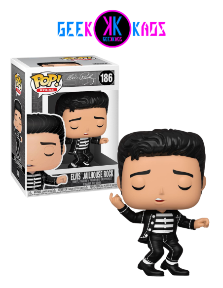 FUNKO POP! - ELVIS PRESLEY - ELVIS JAILHOUSE ROCK 186 FUNKO POP! - ELVIS PRESLEY - ELVIS JAILHOUSE ROCK 186