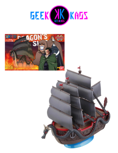 MAQUETA BARCO - ONE PIECE - MONKEY D. DRAGON, DRAGON´S SHIP (15CM)