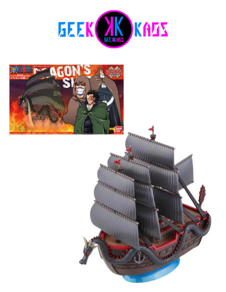 MAQUETA BARCO - ONE PIECE - MONKEY D. DRAGON, DRAGON´S SHIP (15CM) MAQUETA BARCO - ONE PIECE - MONKEY D. DRAGON, DRAGON´S SHIP (15CM)