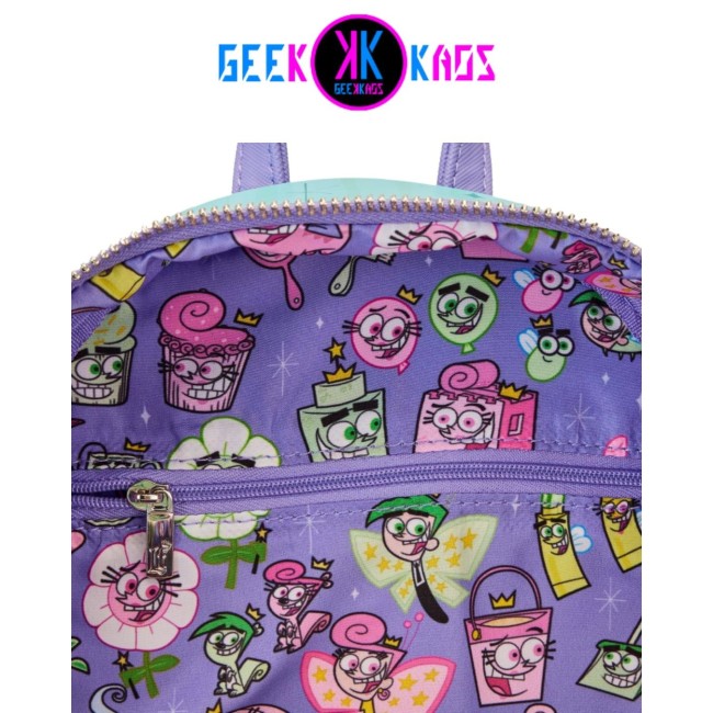 MINI MOCHILA - THE FAIRLY ODDPARENTS - TIMMY - LOUNGEFLY