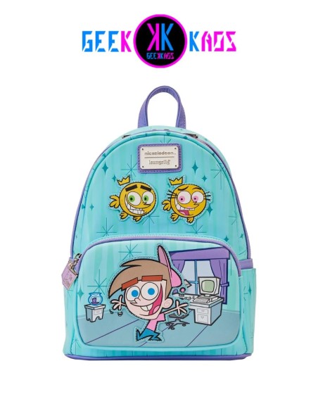 MINI MOCHILA - THE FAIRLY ODDPARENTS - TIMMY - LOUNGEFLY MINI MOCHILA - THE FAIRLY ODDPARENTS - TIMMY - LOUNGEFLY