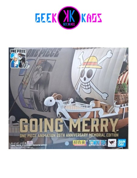 MAQUETA BARCO - ONE PIECE - GOING MERRY "25th ANNIVERSARY MEMORIAL EDITION" (28CM) - SOUL OF CHOGOKIN - TAMASHII NATIONS MAQUETA BARCO - ONE PIECE - GOING MERRY "25th ANNIVERSARY MEMORIAL EDITION" (28CM) - SOUL OF CHOGOKIN - TAMASHII NATIONS