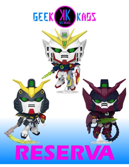 3-PACK - FUNKO POP! PLUS, MOBILE SUIT GUNDAM W - XXXG-00W0 1933, 0Z-13MS 1934, XXXG-01D 1935