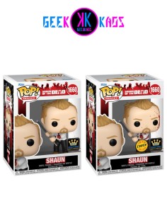 FUNKO POP! SHAUN OF THE DEAD - SHAUN 1660 (SSE) (BUNDLE)