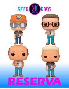 4-PACK - FUNKO POP! KING OF THE HILL - DALE GRIBBL 1976, HANK HILL 1977, BILL DAUTERIVE 1978, BOOMHAUER 1979