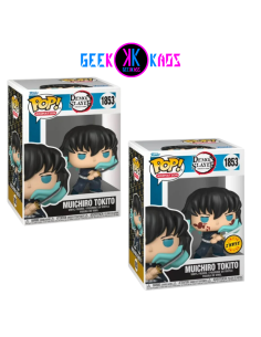FUNKO POP! - DEMON SLAYER - MUICHIRO TOKITO 1853 (BUNDLE)
