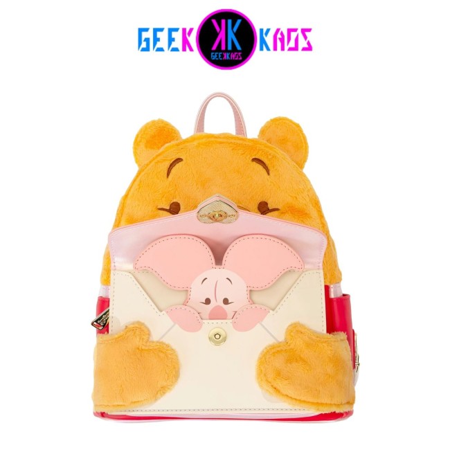 MINI MOCHILA - WINNIE THE POOH - LOVE LETTER - LOUNGEFLY