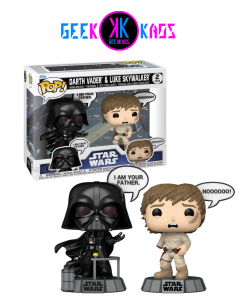FUNKO POP! - STAR WARS - DARTH VADER & LUKE SKYWALKER (2-PACK)