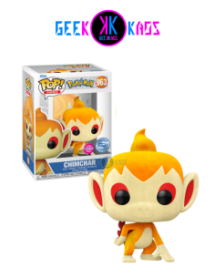 FUNKO POP - POKEMON - CHIMCHAR 963 ( FLOCKED) (SE)