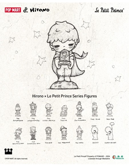 POP MART - HIRONO - LE PETIT PRINCE - 7-11CM