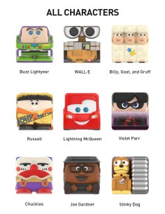 POP MART - POP CUBE - DISNEY/PIXAR - 1 SERIES - 4,5X4,5CM 2