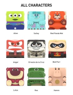 POP MART - POP CUBE - DISNEY/PIXAR - 3 SERIES - 4,5X4,5CM 2