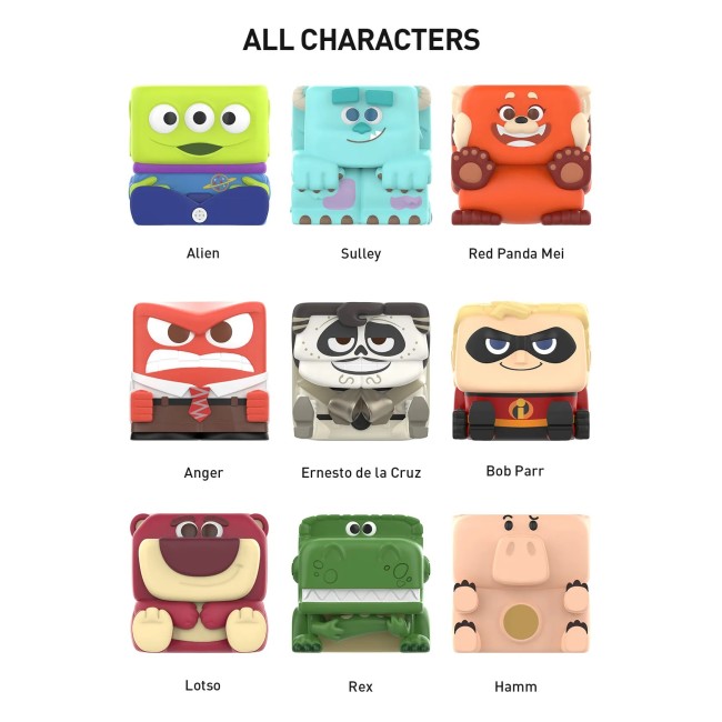 POP MART - POP CUBE - DISNEY/PIXAR - 3 SERIES - 4,5X4,5CM