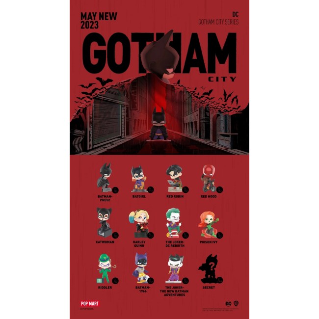 POP MART - DC - GOTHAM CITY SERIES - 6,3-9,4CM