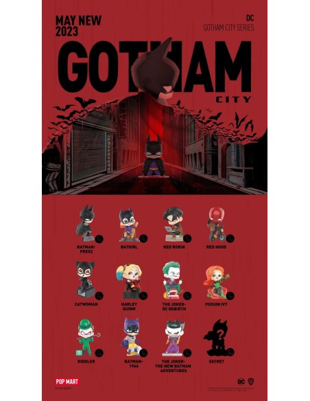 POP MART - DC - GOTHAM CITY SERIES - 6,3-9,4CM