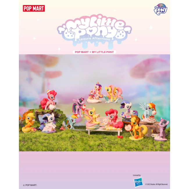 POP MART - MY LITTLE PONNY - LEISURE AFTERNOON SERIES - 6.2-7.8CM